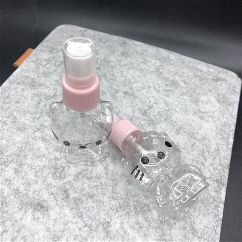50ml transparent spray bottle, cartoon small spray bottle, small spray jug, cosmetic portioning bottle details Picture