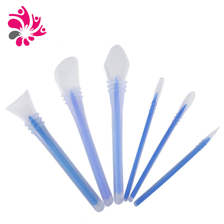 Factory direct sales beauty salons special silicone mask bar multi-color powder base brush DIY adjusting mask bar