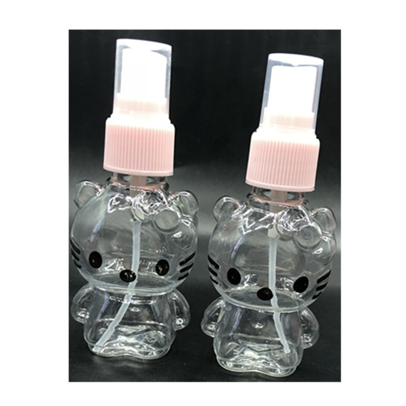 50ml transparent spray bottle, cartoon small spray bottle, small spray jug, cosmetic portioning bottle Specification image