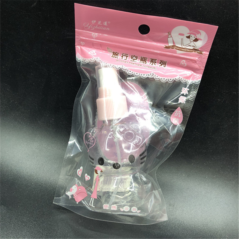 50ml transparent spray bottle, cartoon small spray bottle, small spray jug, cosmetic portioning bottle Item Picture