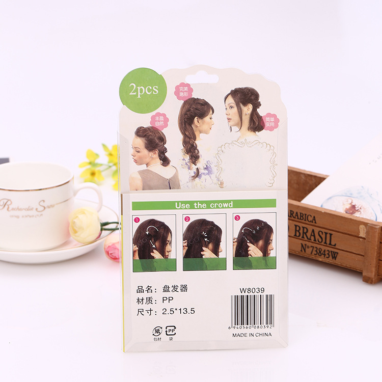 Wave braiding tool, fashionable styling braiding tool, centipede braiding styling tool, updo tool, hair styling tool, black details Picture