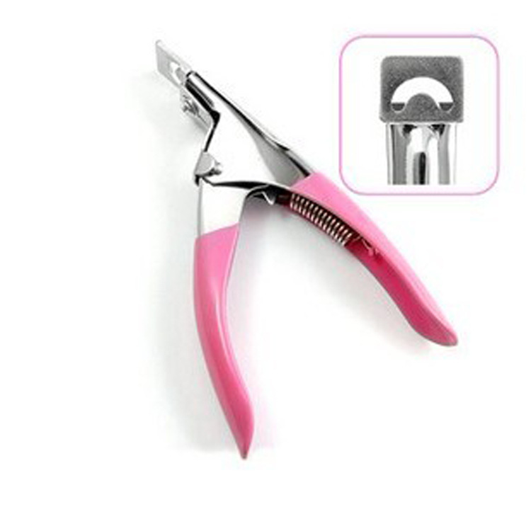 Nail nail nail clip Nail nail scissors Color random nail tool nail nail