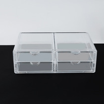 Creative desktop storage box Drawer type cosmetic storage box PS box drawer compartments jewelry plastic storage box.