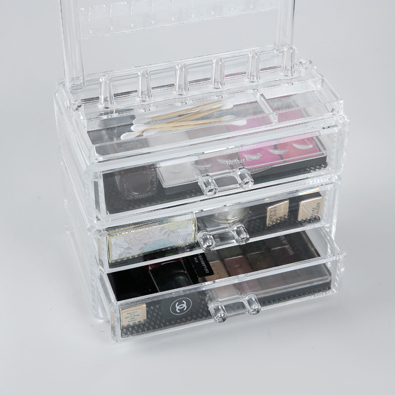 Cross-border European, American, Japanese and Korean jewelry storage boxes, drawer-type cosmetic storage boxes and accessories. Jewelry drawer storage box Item Picture