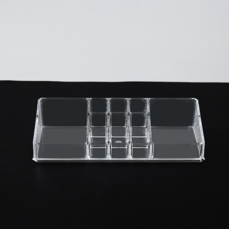 Qiaofeng Desktop Organization and Storage Box, multi-functional dust-proof cosmetics storage box, lid-free plastic lipstick storage box details Picture