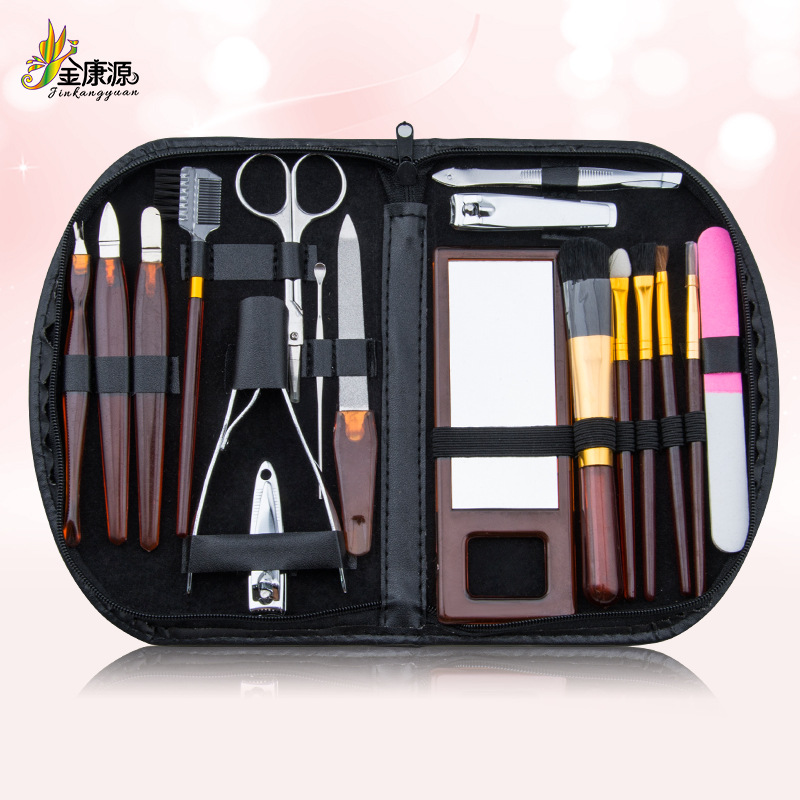 Manufacturers direct sales nail scissors 18 sets beauty set nail scissors set nail pliers manicure tools thumbnail