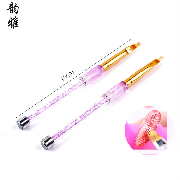 2017 Nail pen Painting once formed petal Flower pen Gradient pen Irregular pattern with drill connection thumbnail
