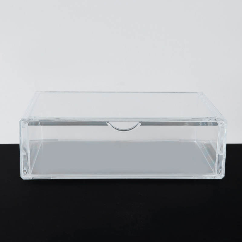 Qiaofeng single-layer drawer-type cosmetics and skin care products storage box for ladies and girls, jewelry, accessories and bracelets storage box