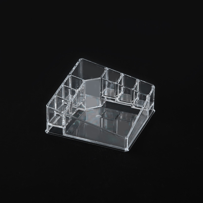 Manufacturers direct square transparent cosmetics lipstick stand nail polish lip gloss lipstick box storage stand wholesale.