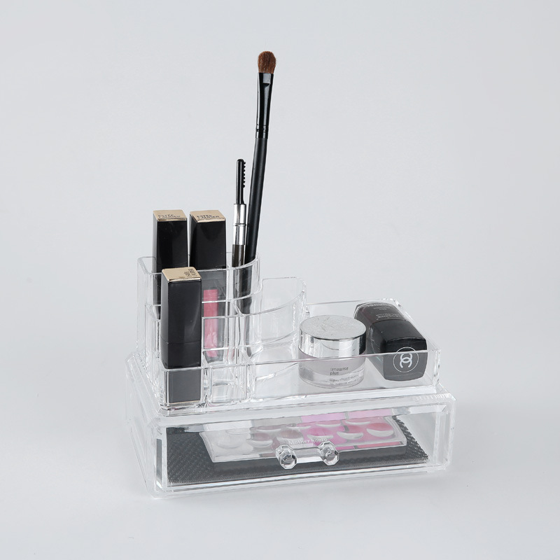 Jewelry storage box, large plastic dust-proof transparent organization box, ear stud, hairpin, ring and accessory covered storage box Item Picture