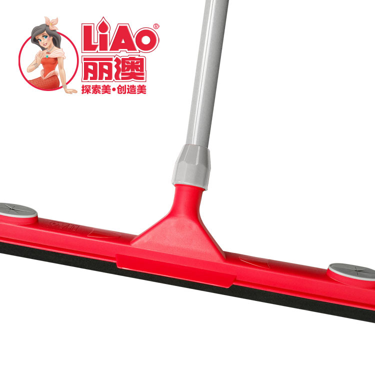 丽澳/LIAO 双层EVA45cm地刮 PP推水器 地面清洁地刮头带杆子批发细节图