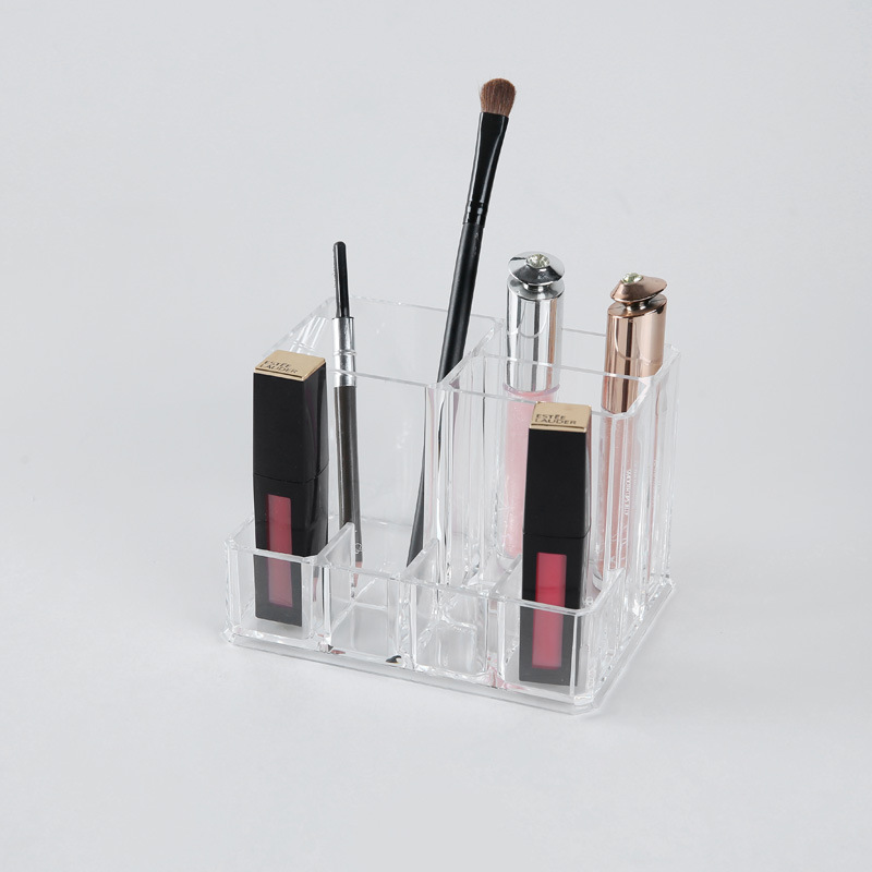 Stepped compartments box for ladies and girls, storage box for cosmetics, lipsticks, perfumes and lipsticks, and storage box for skin care products. Item Picture