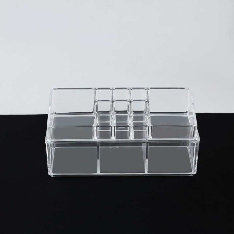 Jewelry and cosmetics box Drawer type plastic office desk dresser skin care brush lipstick finishing shelf thumbnail