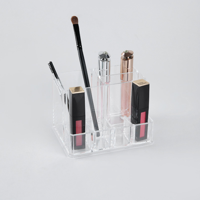 Stepped compartments box for ladies and girls, storage box for cosmetics, lipsticks, perfumes and lipsticks, and storage box for skin care products. Application Scenario