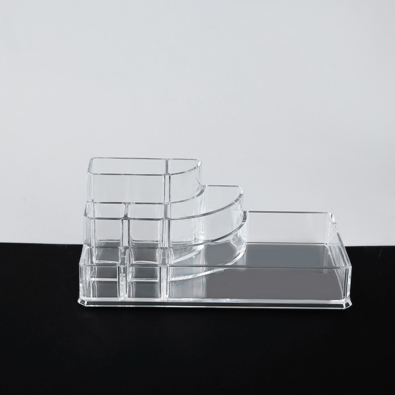 Amazon's transparent nail polish eyebrow pencil display stand for cosmetics, cosmetics, plastic container and desktop lipstick stand