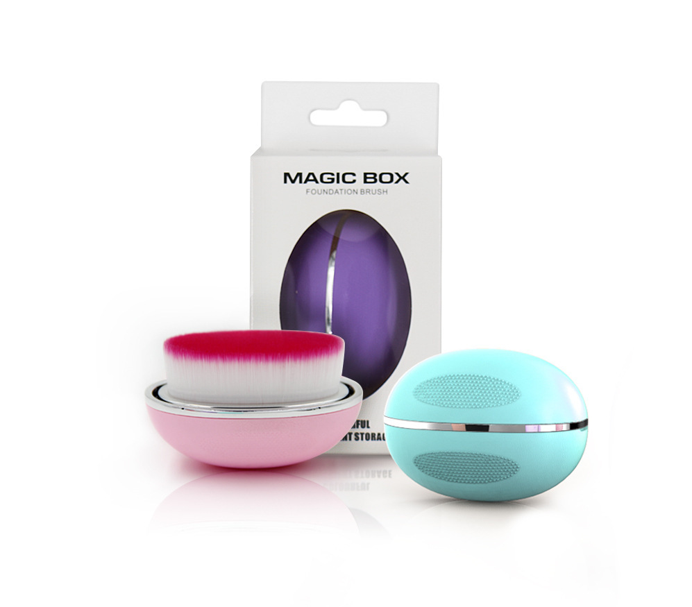 Portable blush brush Makeup Egg Dust Brush Loose Powder Powder Makeup brush Makeup Tools Tools Nylon hair