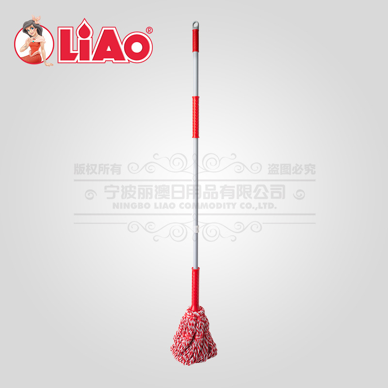 丽澳/LIAO免手洗拖把 伸缩自拧水旋转拖把 家用拧干布条拖把批发