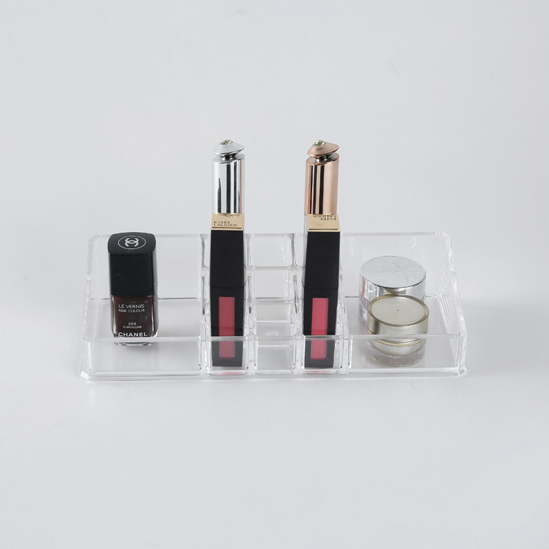 Qiaofeng Desktop Organization and Storage Box, multi-functional dust-proof cosmetics storage box, lid-free plastic lipstick storage box Application Scenario