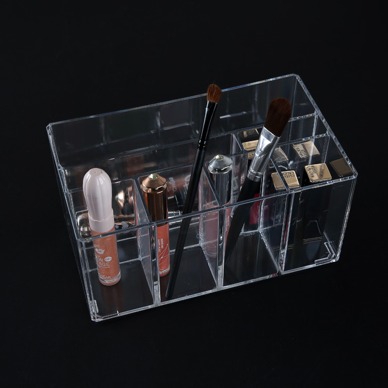 Small lipstick display stand manufacturer direct selling 9 boxes of transparent plastic cosmetics boxes...