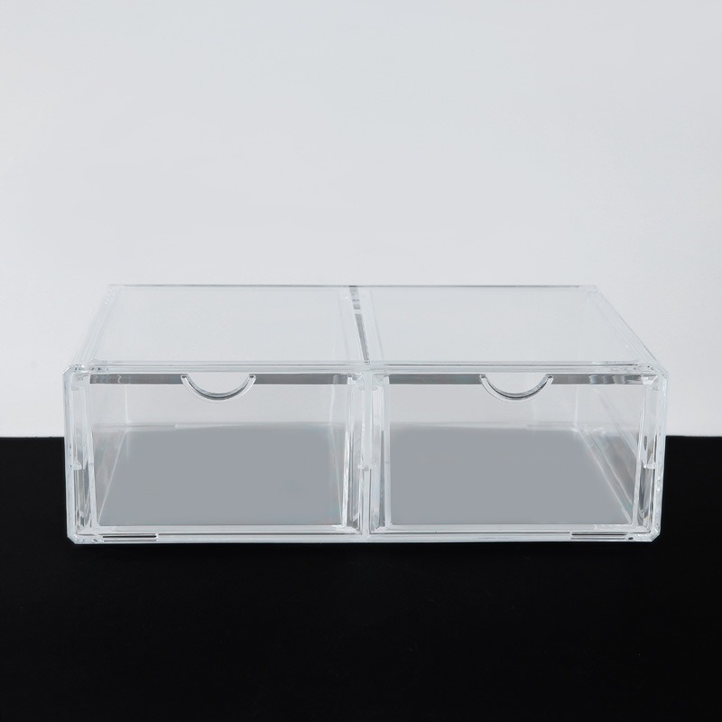 Cross-border desktop storage box Drawer-style cosmetic storage box PS box Drawer compartments jewelry plastic storage box thumbnail