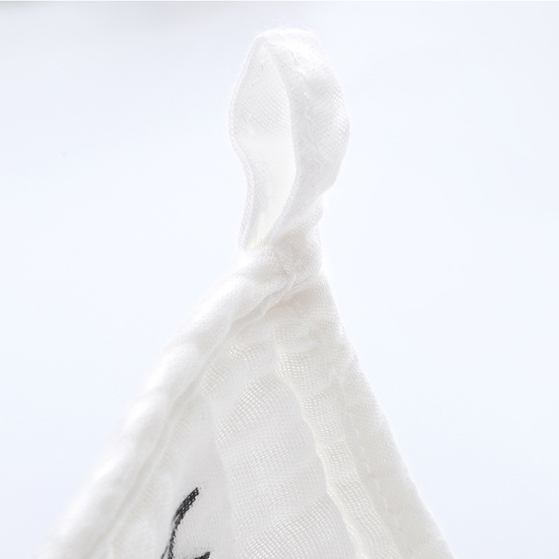 Baby Square Towel 6-Layer Gauze One-Edition Printed Cotton Saliva Towel Class A Maternal And Child Care Products Series Specification drawing