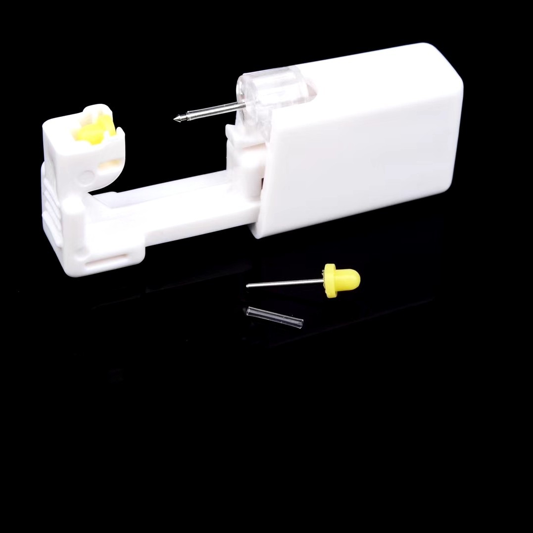 新品弗斯美特一次性隐形套管防过敏无菌隐形打耳洞穿耳神器耳洞枪产品图