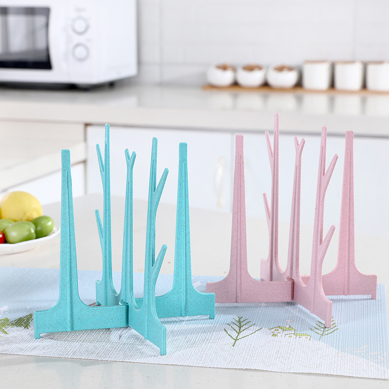 厨房可折叠沥水杯架 婴儿宝宝奶瓶沥水架 漱口杯支架