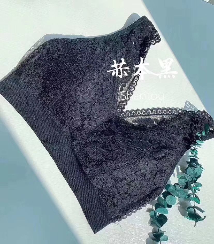 New lace beauty back breast wiper bra breathable and rieless sleep easy back Application Scenario