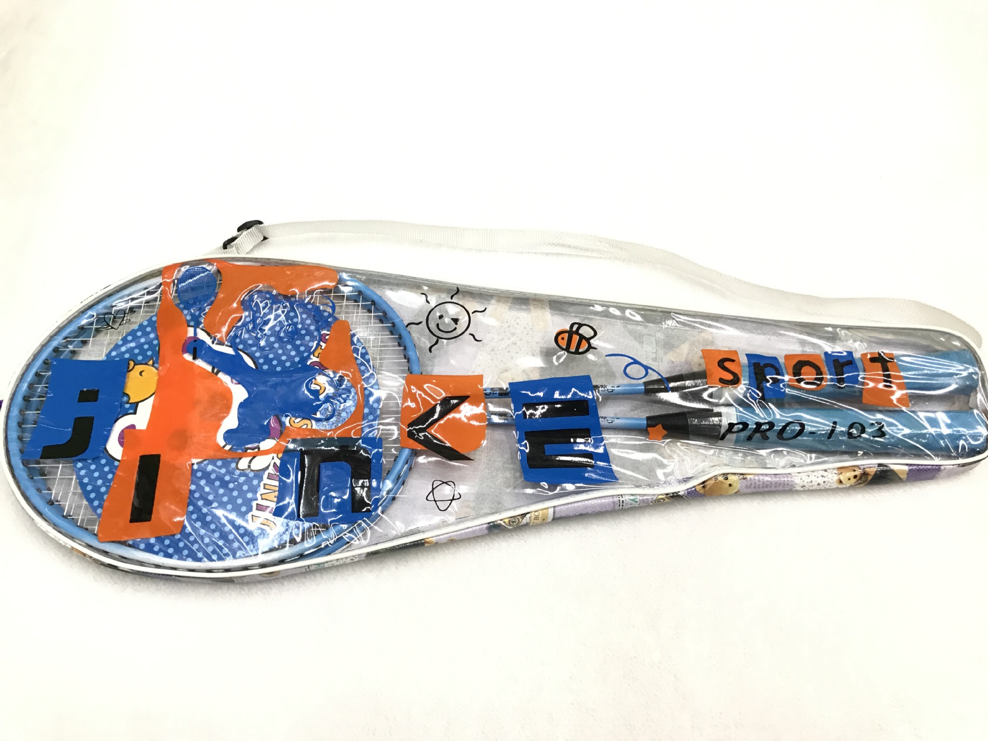 儿童羽毛球/儿童白底实物图