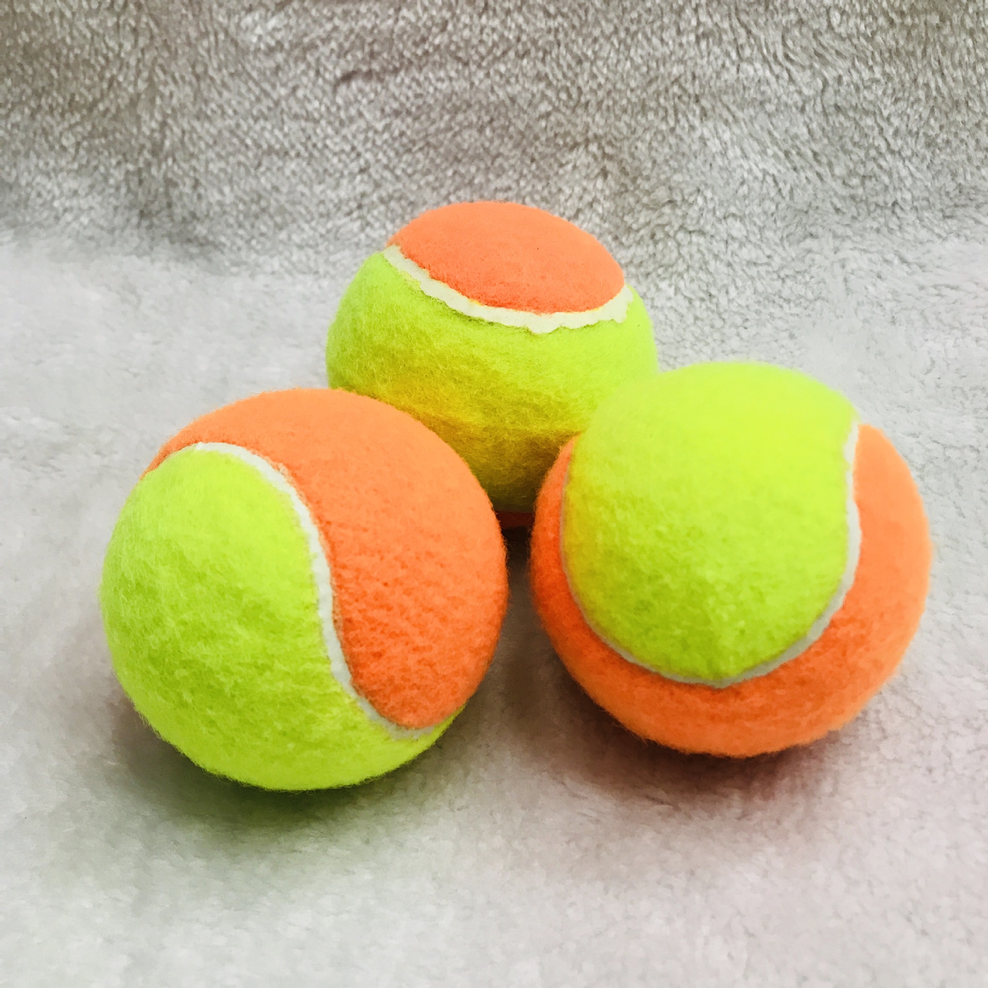 厂家直销 oulite 儿童过渡训练网球 青少年短式彩色初级球 高弹性