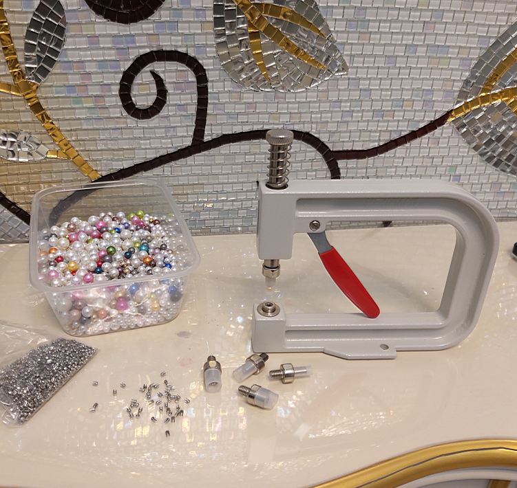 Portable hand press, U-shaped pearl hand press, nail pearl machine, 5/6/8/10/12mm molds Specification image