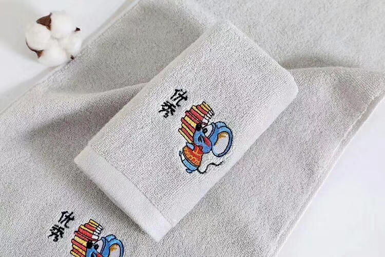 Yiwu Good products: Yizhixiu Towels 1034 Pure cotton Towel Gift Box, embroidered small face towels, Fashionable face towels details Picture