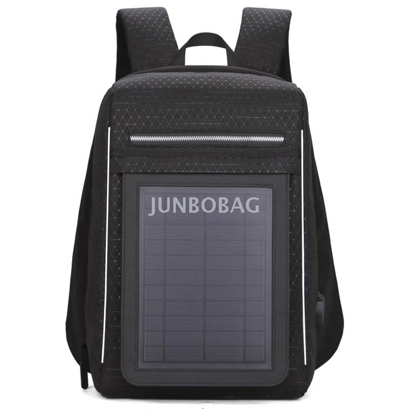 多功能电脑包 太阳能充电双肩包户外旅行背包厂家直销支持订制产品图