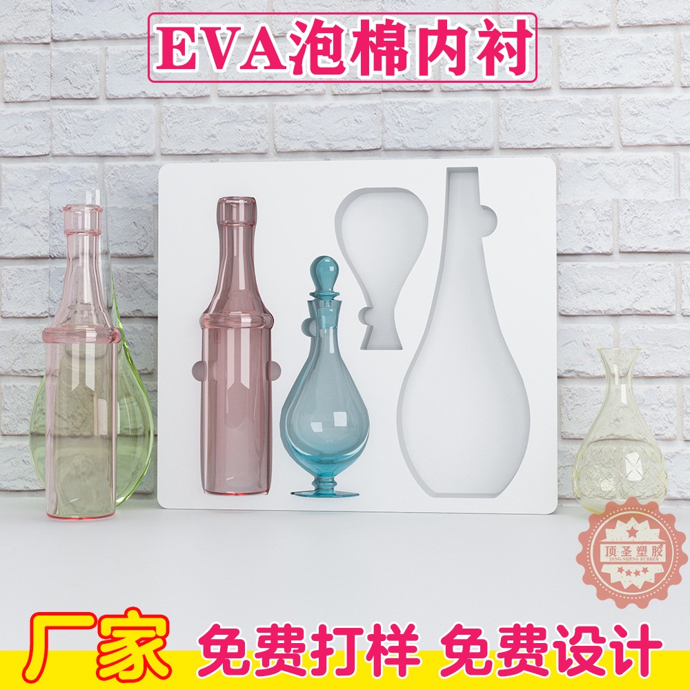 eva foam inner lining and inner support creasing, eva foam toy creasing and punching processing, Top Sheng manufacturer details Picture