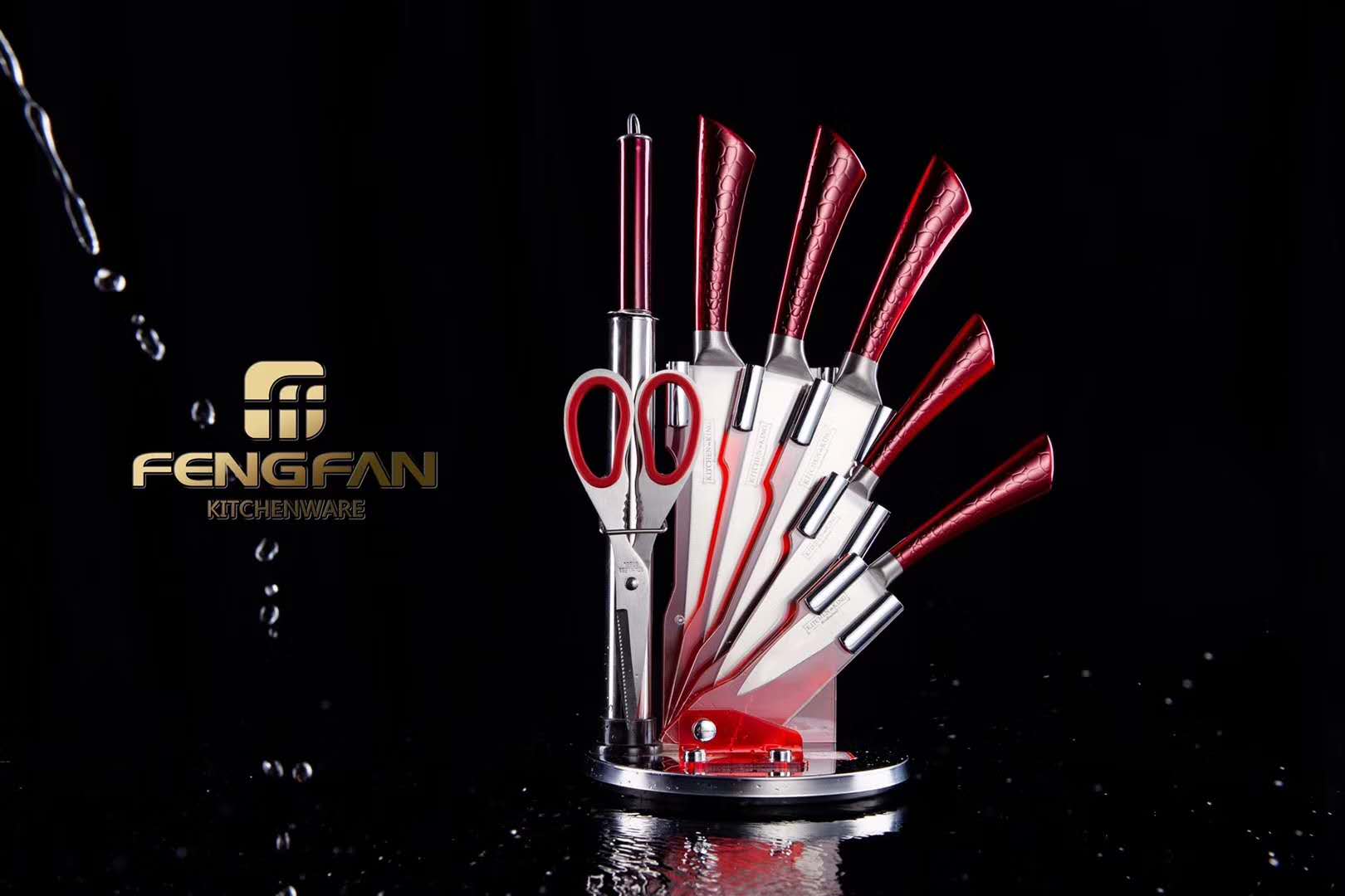 FF series Chinese red set knife thumbnail