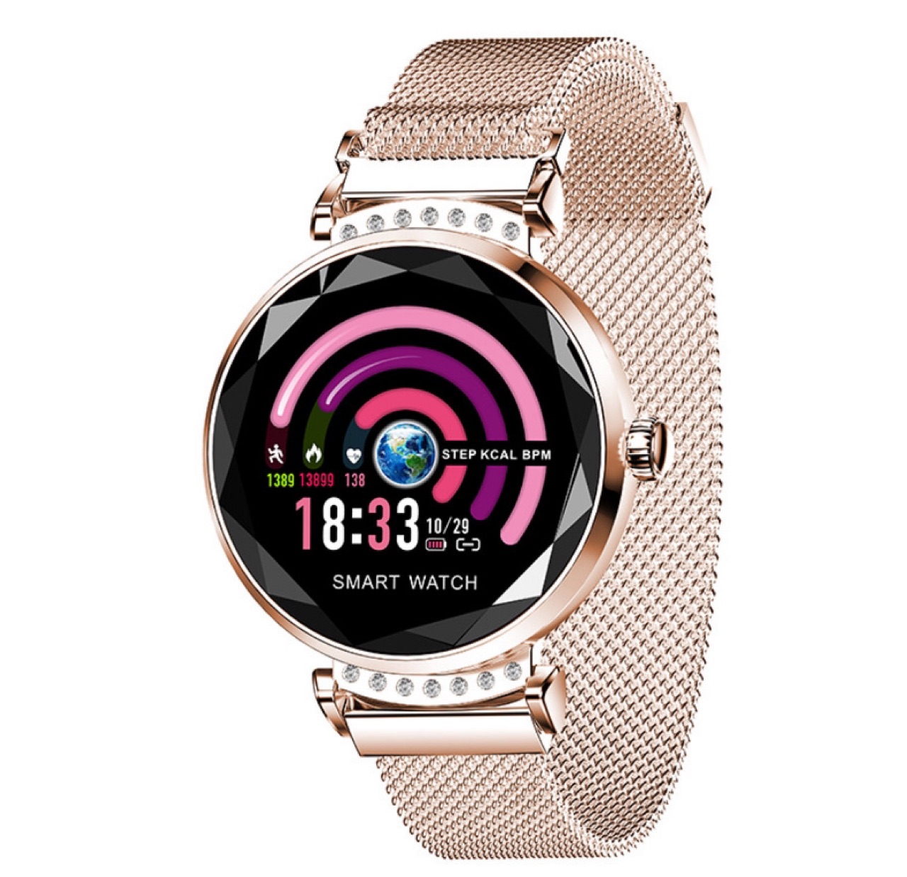 Yiwu good goods ZM103 smart bracelet continuous heart rate detection waterproof female physiological reminder magnetic strap