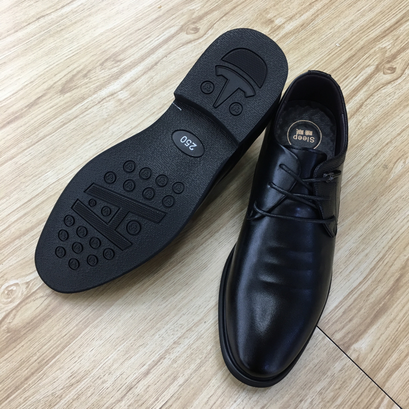 Men's New Four Seasons Lace-Up Leather Shoes Office Workers Must Pointy Work Shoes Professional Shoes Item Picture