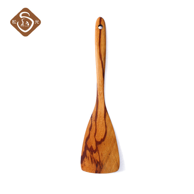 Songguang Solid Wood Spatula Cooking Wood Spatula Wooden Spatula Non-Stick Special Wooden Shovels Manufacturers Wholesale details Picture
