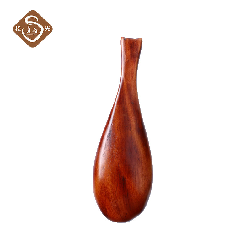 Pine Light Chinese Retro Wooden Fish Rice Spoon Fish-Shaped Spoon Rice Spoon Small Spoon Solid Wood Tableware Creative Kitchenware Wholesale Specification drawing