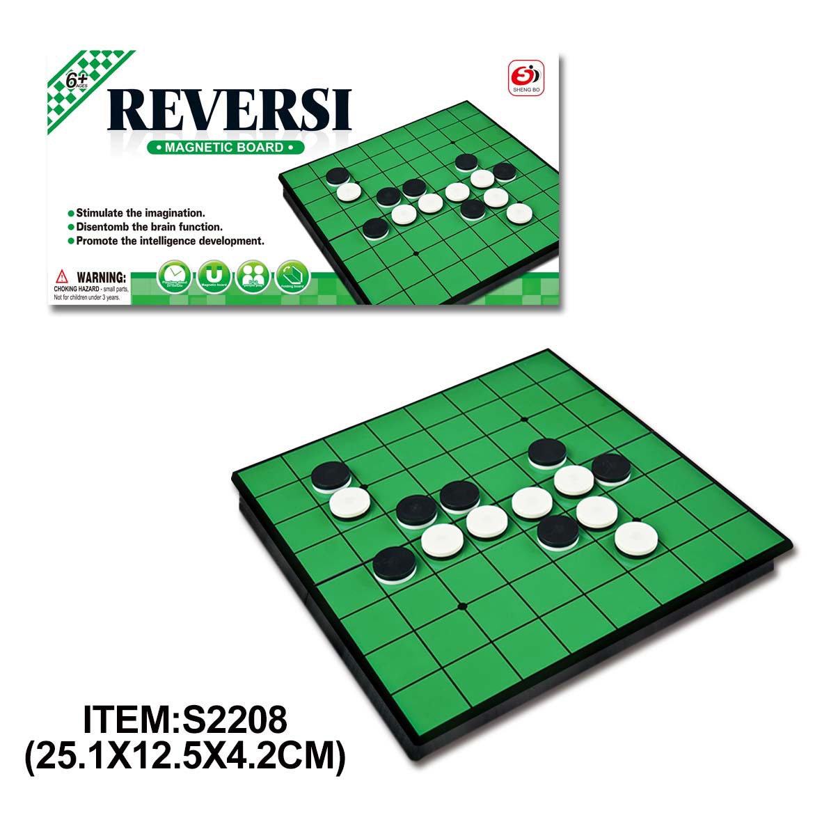 厂家直销英文版本黑白围棋成年黑白围棋彩盒装带磁性游戏棋类
