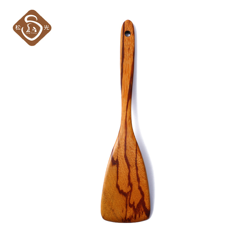 Songguang Solid Wood Spatula Cooking Wood Spatula Wooden Spatula Non-Stick Special Wooden Shovels Manufacturers Wholesale Specification drawing