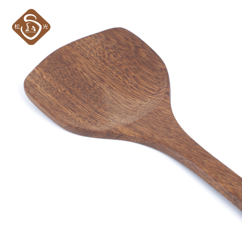 Chicken Wings Wooden Shovel No Paint Cooking Dish Shovel Non-Stick Pan Does Not Hurt The Pot Wooden Shovel Manufacturers Wholesale details Picture