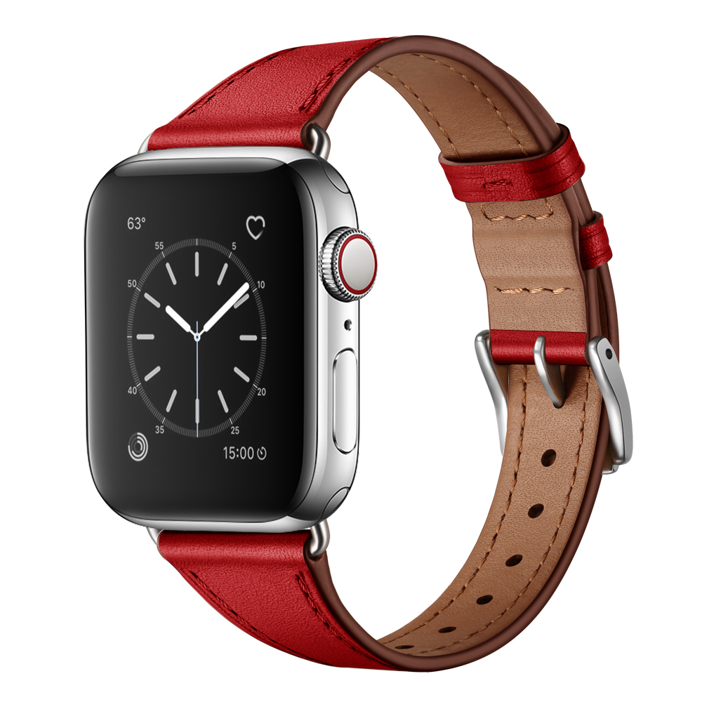 Yiwu Quality Apple Watch1/2/3/4/5 Slim Leather Strap details Picture