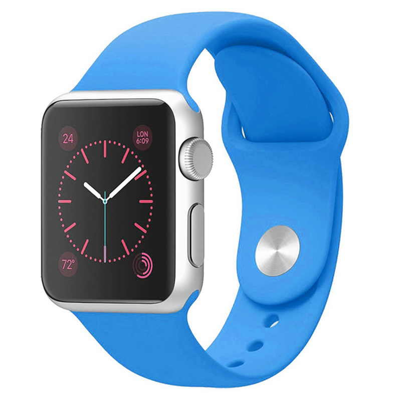 Yiwu quality Apple Watch Silicone strap iWatch 1/2/3/4/5 generation universal sports silicone strap Item Picture