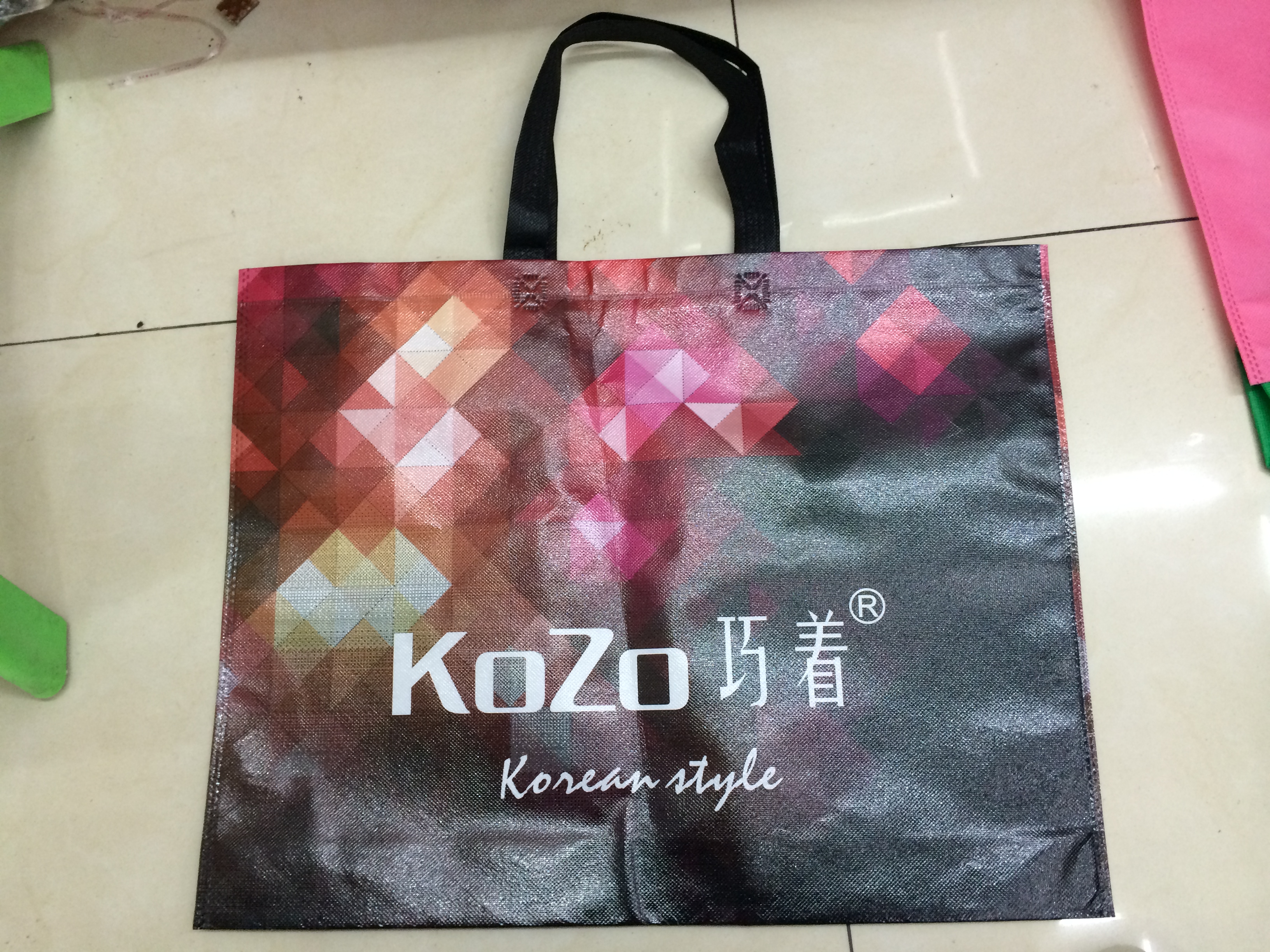 Non-woven fabric bags/handbags/eco-friendly bags/in stock/inventory