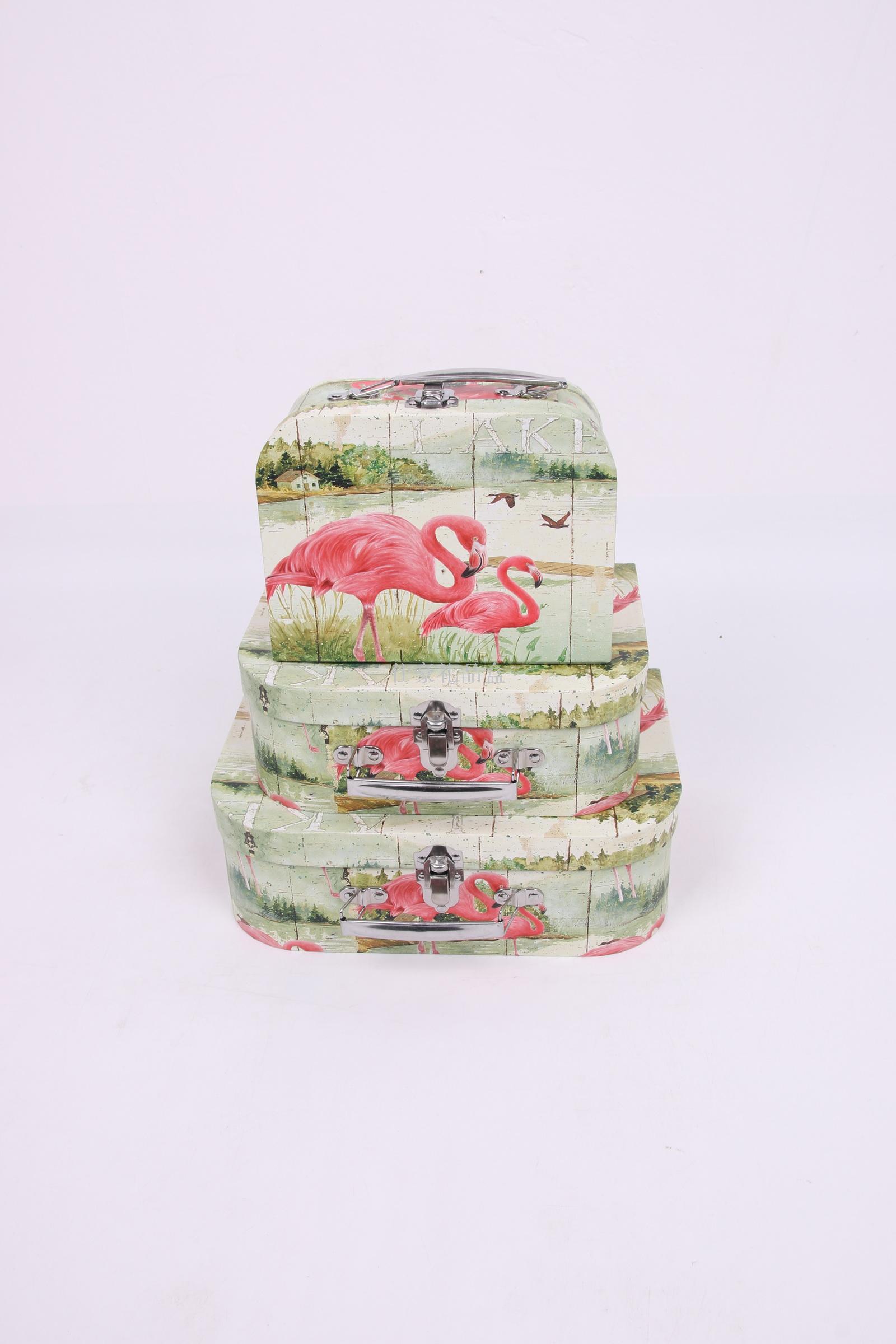 Box three-piece set gift box Portable gift box Flowers and happy candy storage box thumbnail