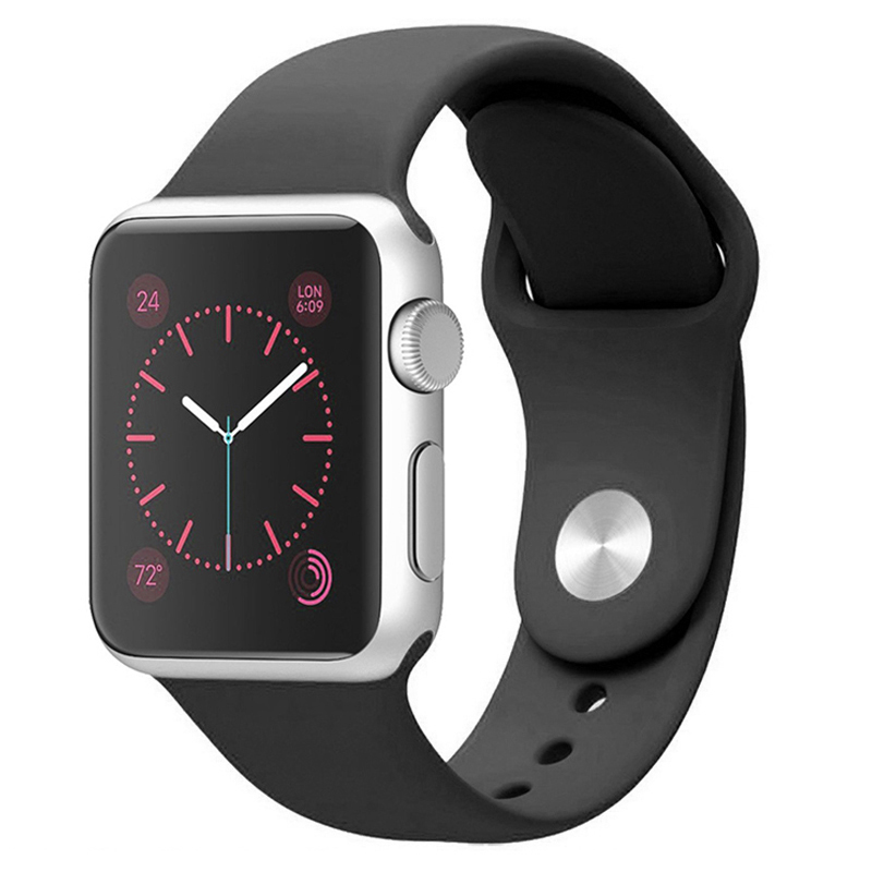 Yiwu quality Apple Watch Silicone strap iWatch 1/2/3/4/5 generation universal sports silicone strap
