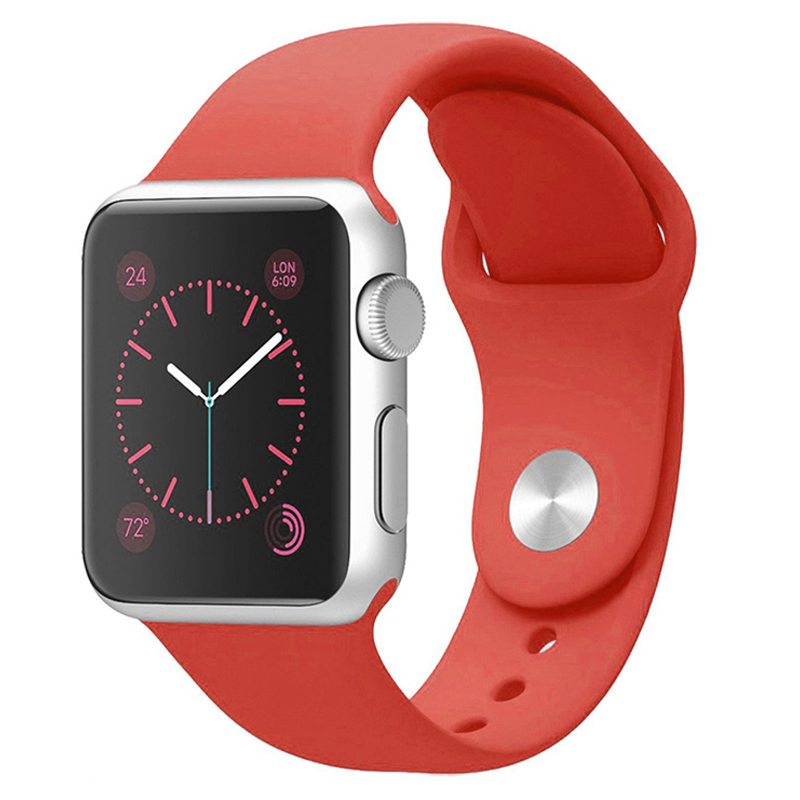 Yiwu quality Apple Watch Silicone strap iWatch 1/2/3/4/5 generation universal sports silicone strap Specification image
