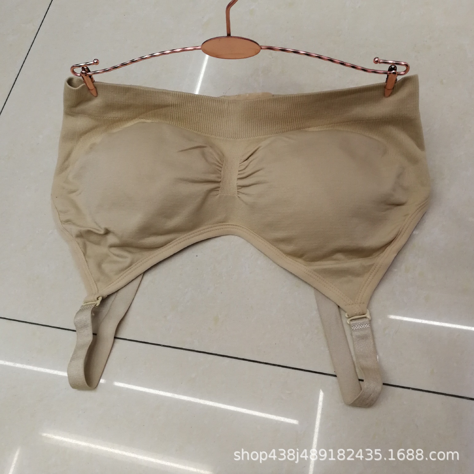 Seamless No-Wire Bra Lingerie Wholesale Detachable Inner Cup Polyamide Adjustable Strap Vest Lingerie Women Specification drawing