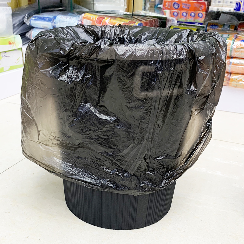厂家批发45*50cm大容量垃圾袋 居家加厚连卷袋 点断式塑料袋批发产品图